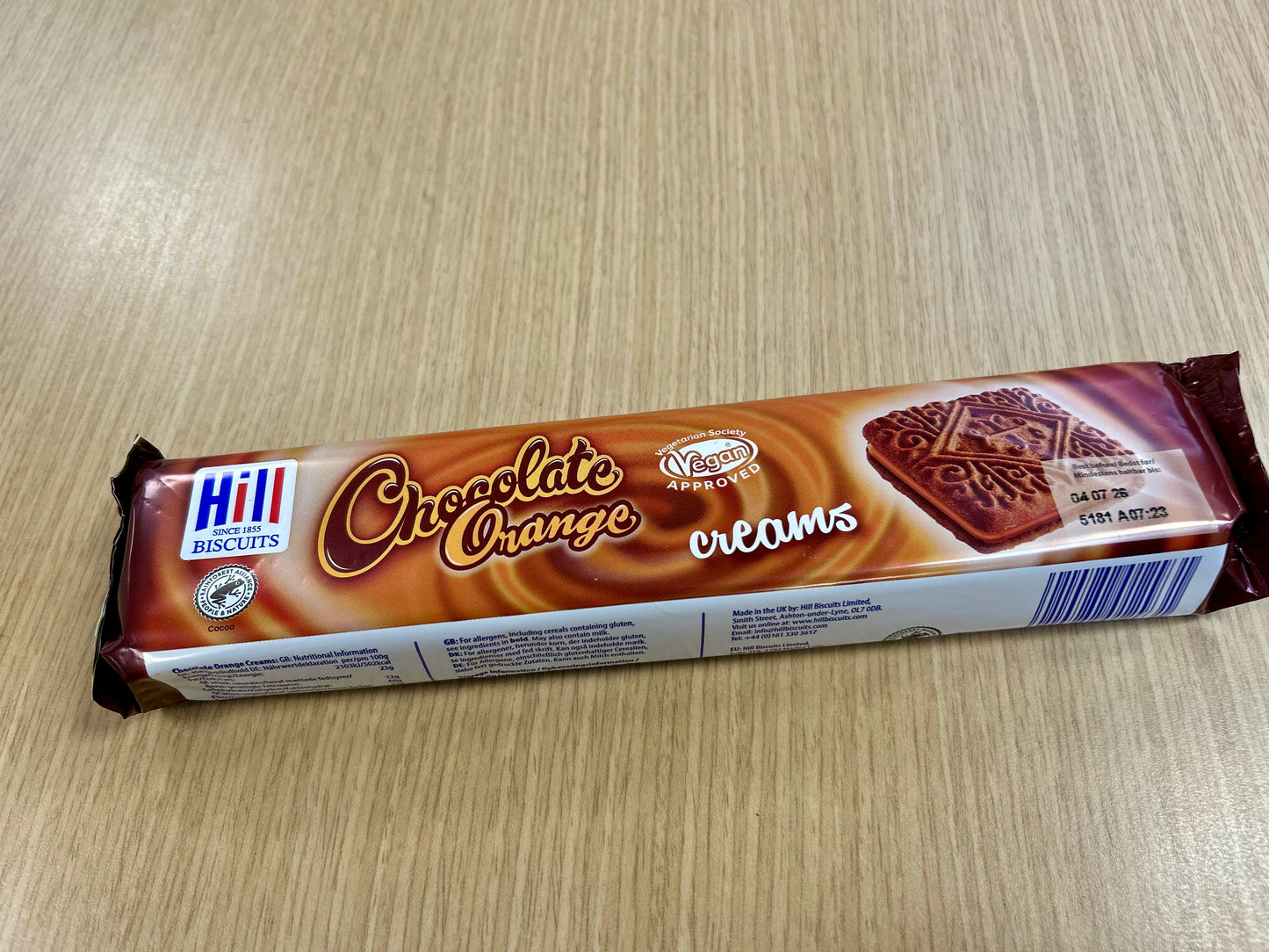 Hills Chocolate Orange Biscuits 12 pack