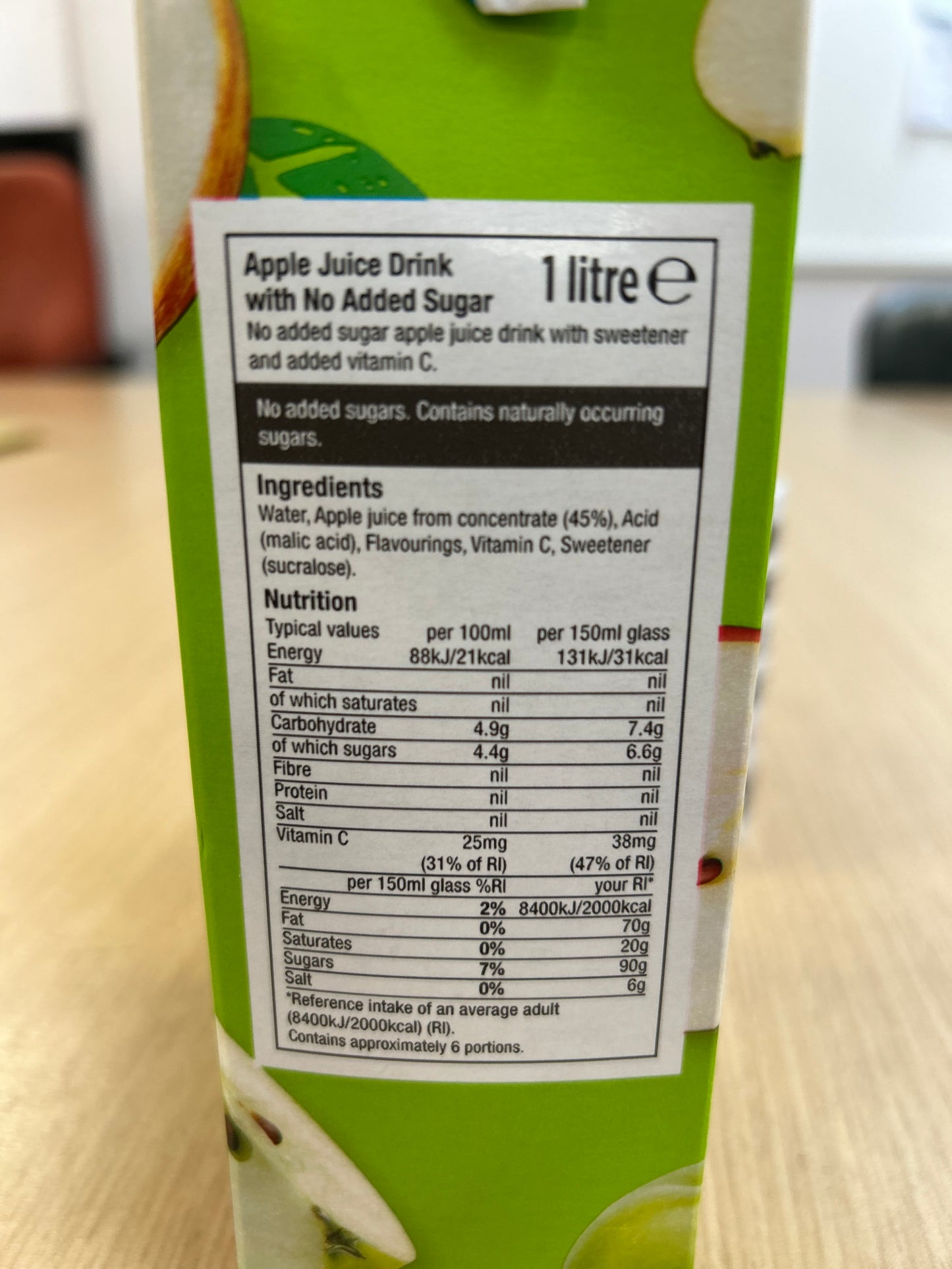 Morrisons Apple Juice 1L