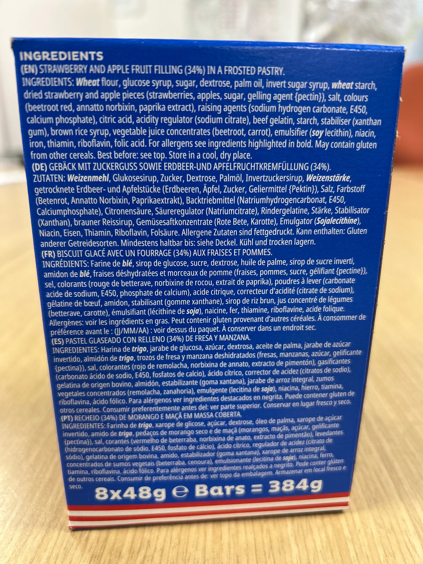 Kelloggs pop tarts Strawberry 384g