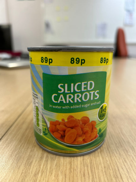 Sliced Carrots in water 300g