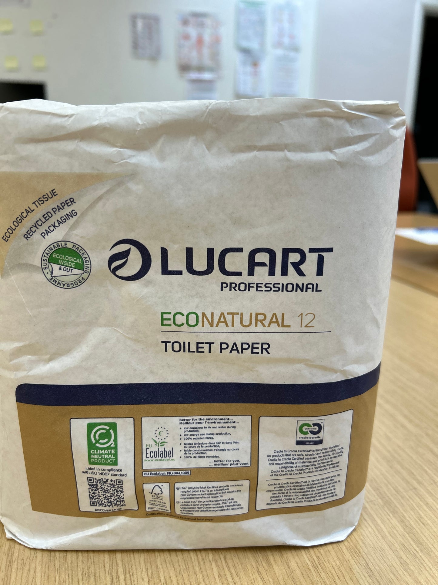 Lucart Professional Toilet Paper 12 pack