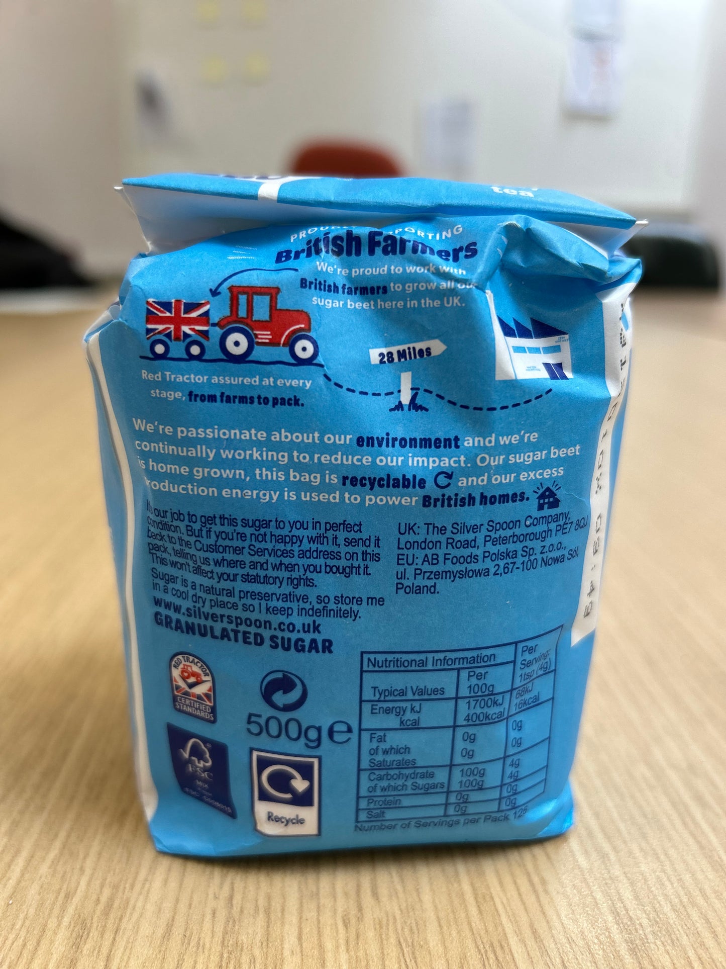 Silver Spoon Granulated Sugar 500g (small size)