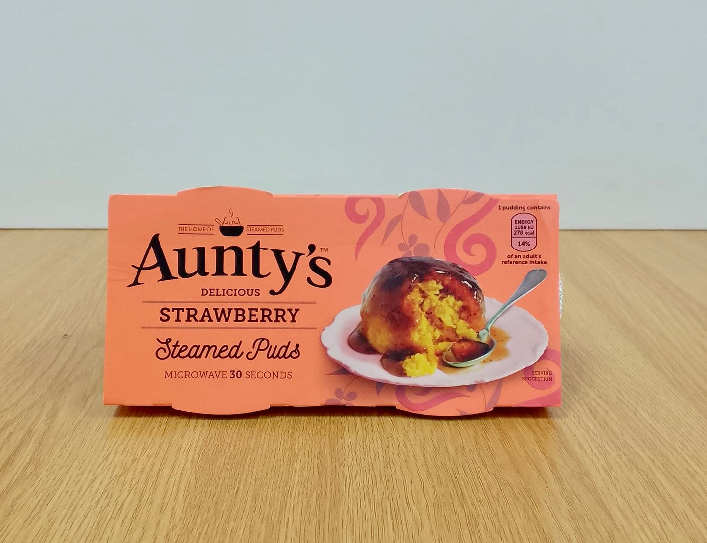 Auntys Strawberry Sponge Puddings (2 x 95g)