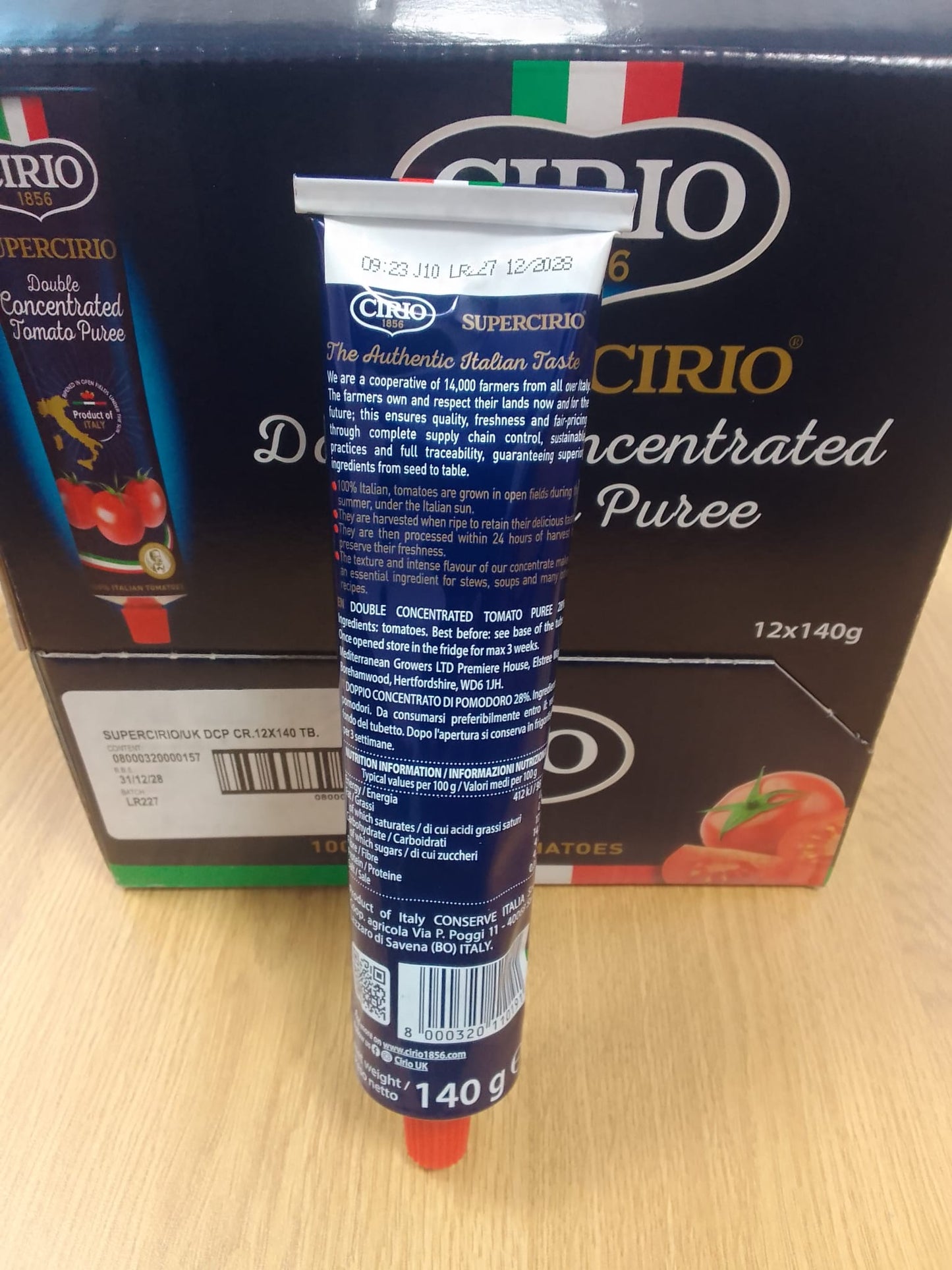 Cirio Double Concentrate Tomato Puree 140g