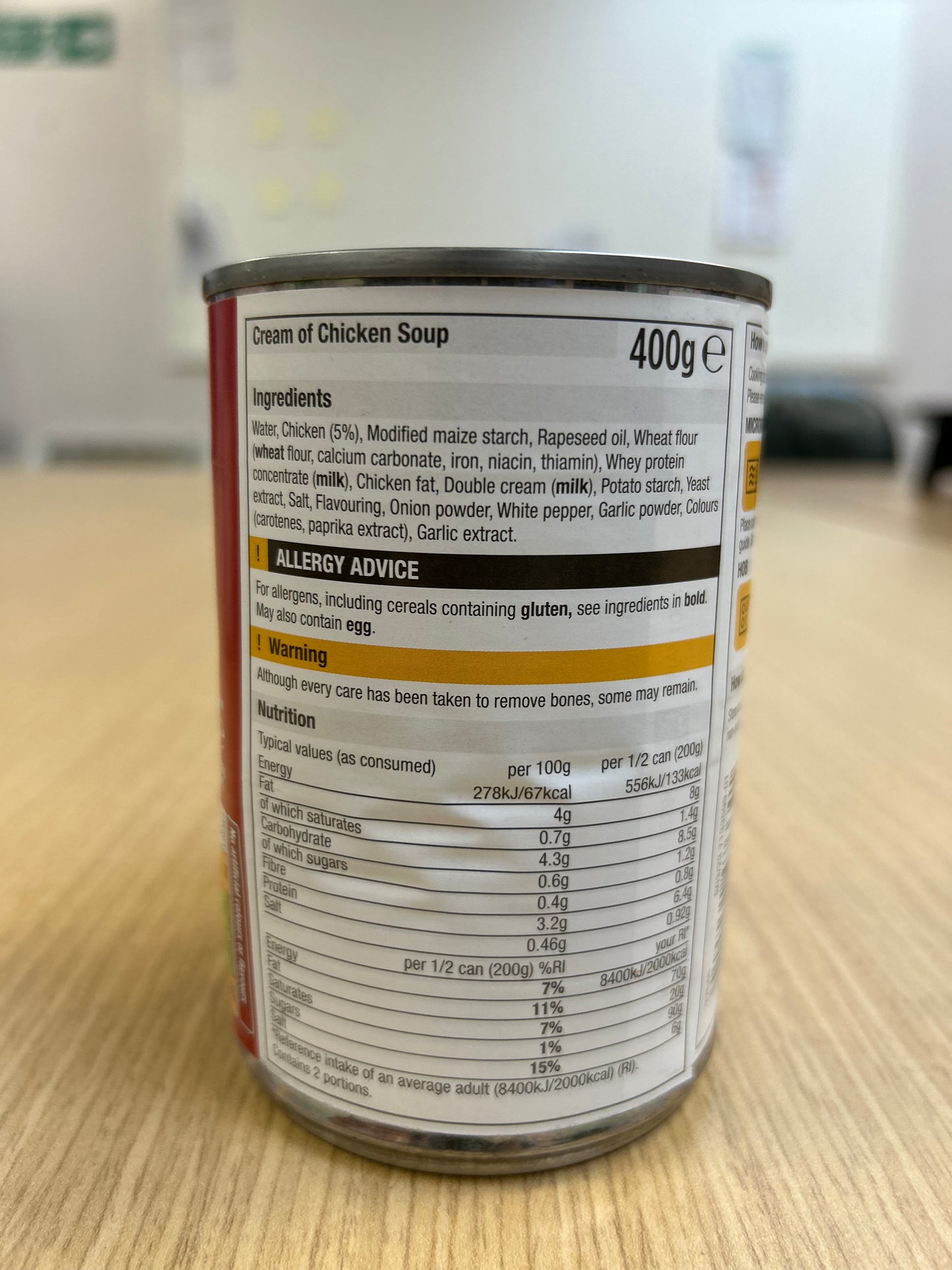 Morrisons Cream of Chicken Soup 400g