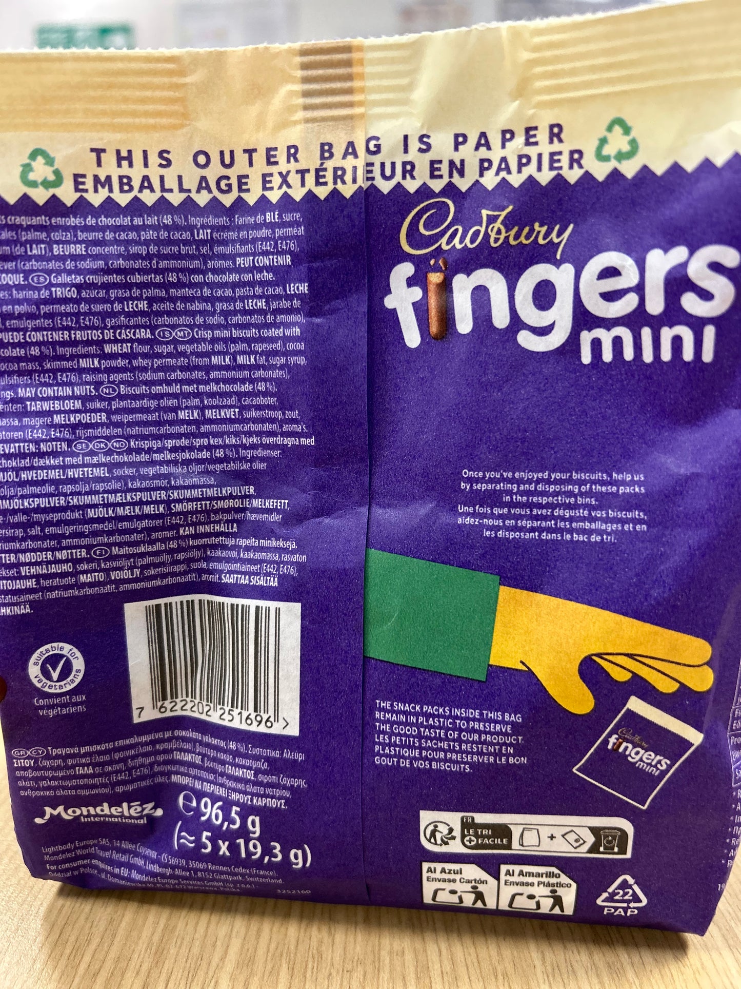 Cadbury Mini Fingers 96g