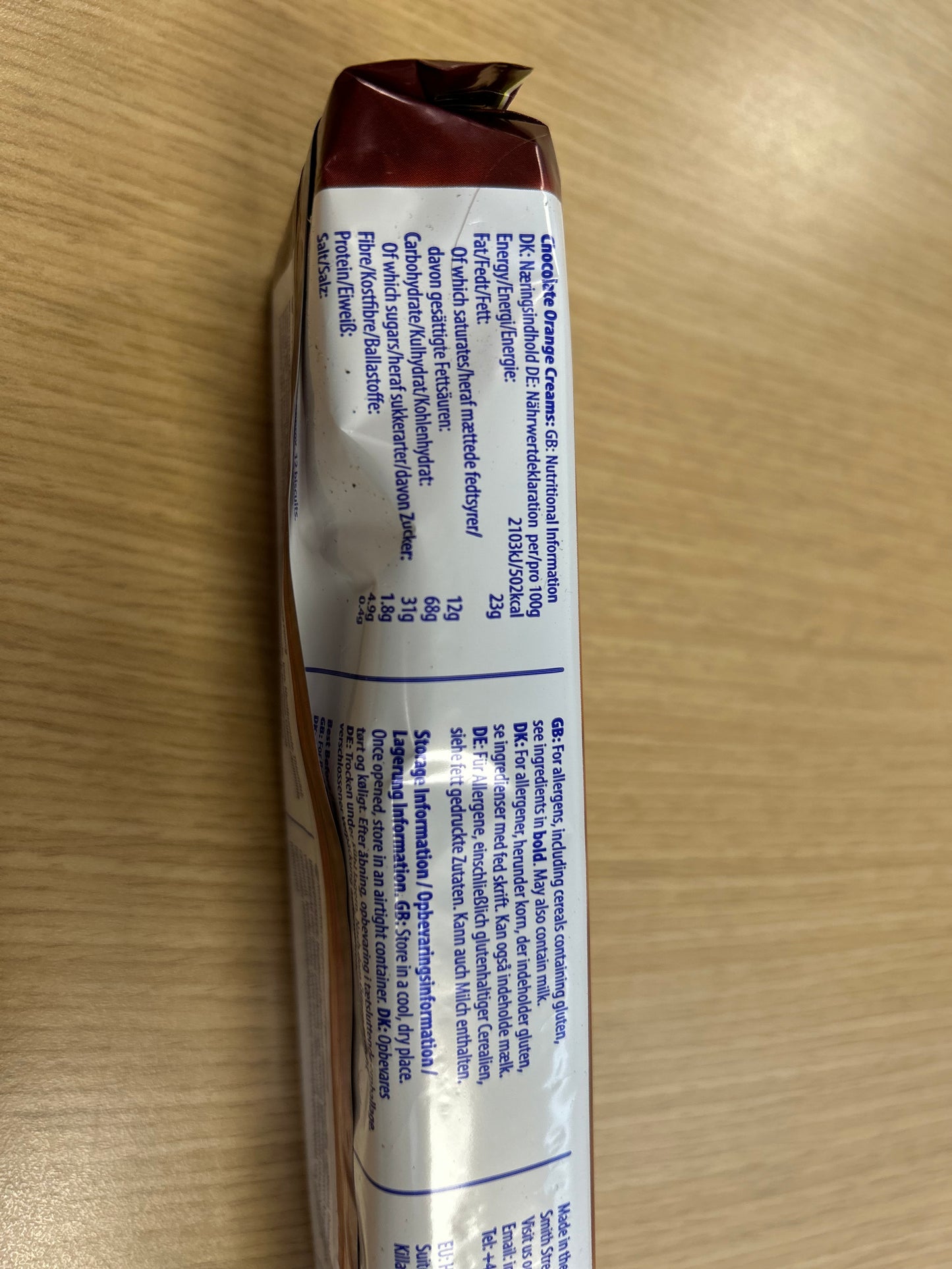 Hills Chocolate Orange Biscuits 12 pack