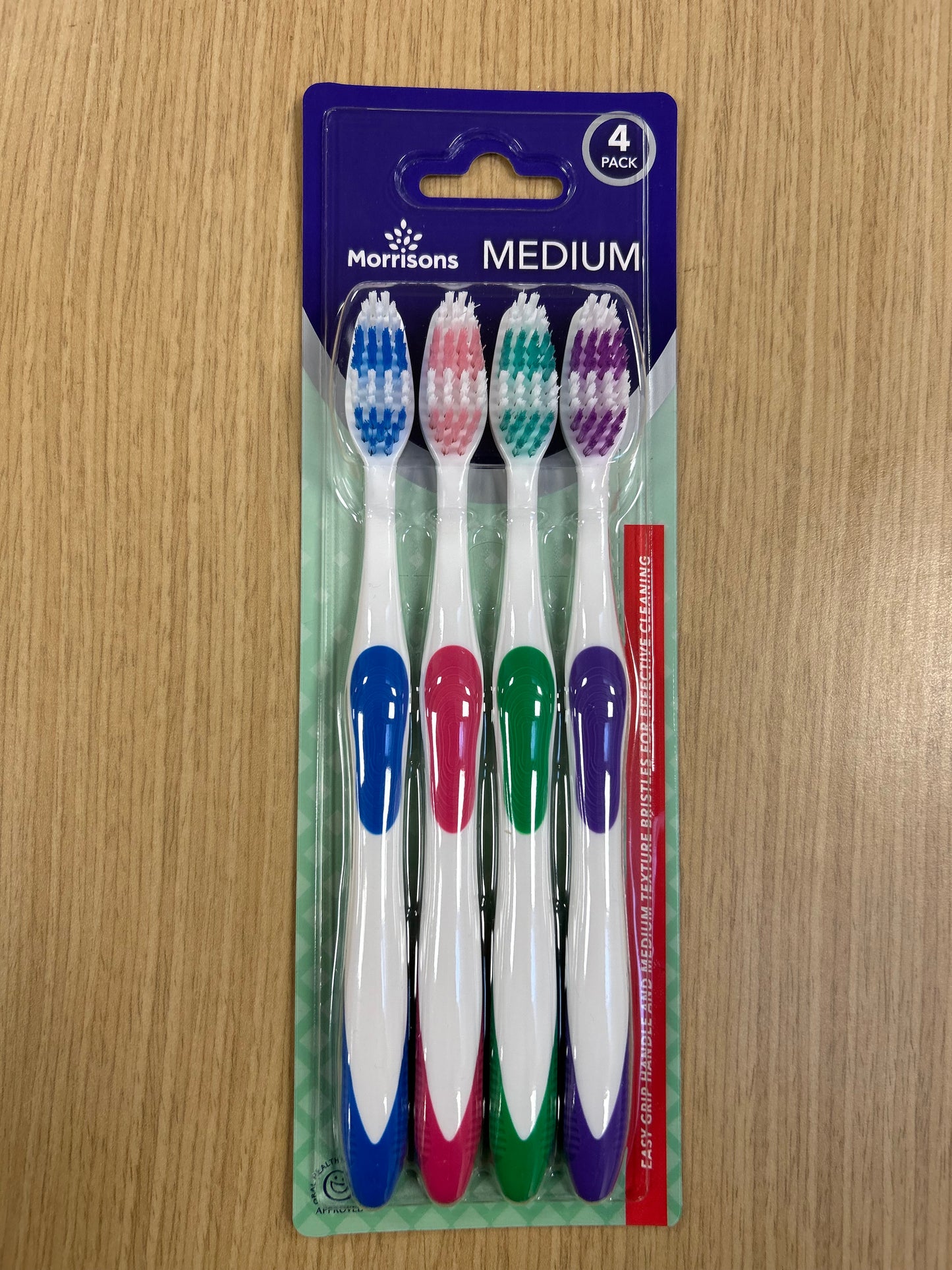 Toothbrushes 4 pack medium