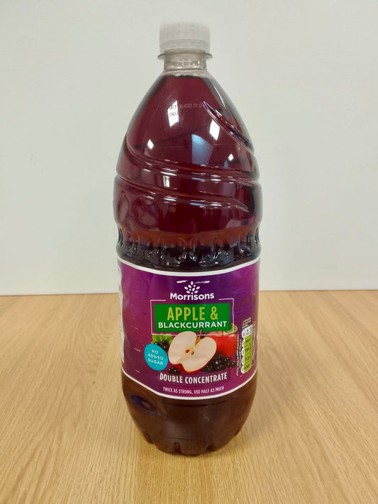Double Concentrate Apple & Blackcurrant 1.5L