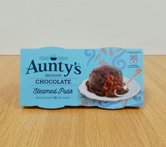 Auntys Chocolate Puddings 2 x 95g