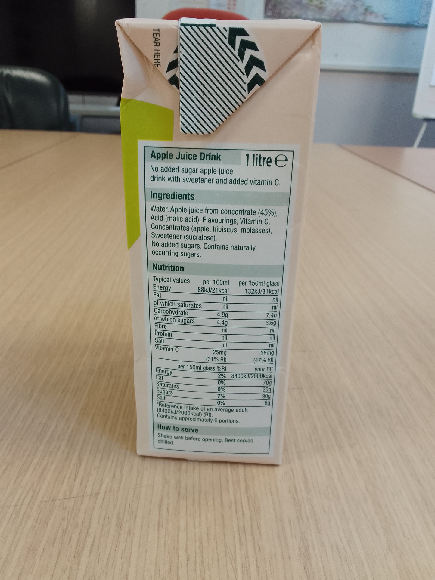 Morrisons Apple Juice 1L