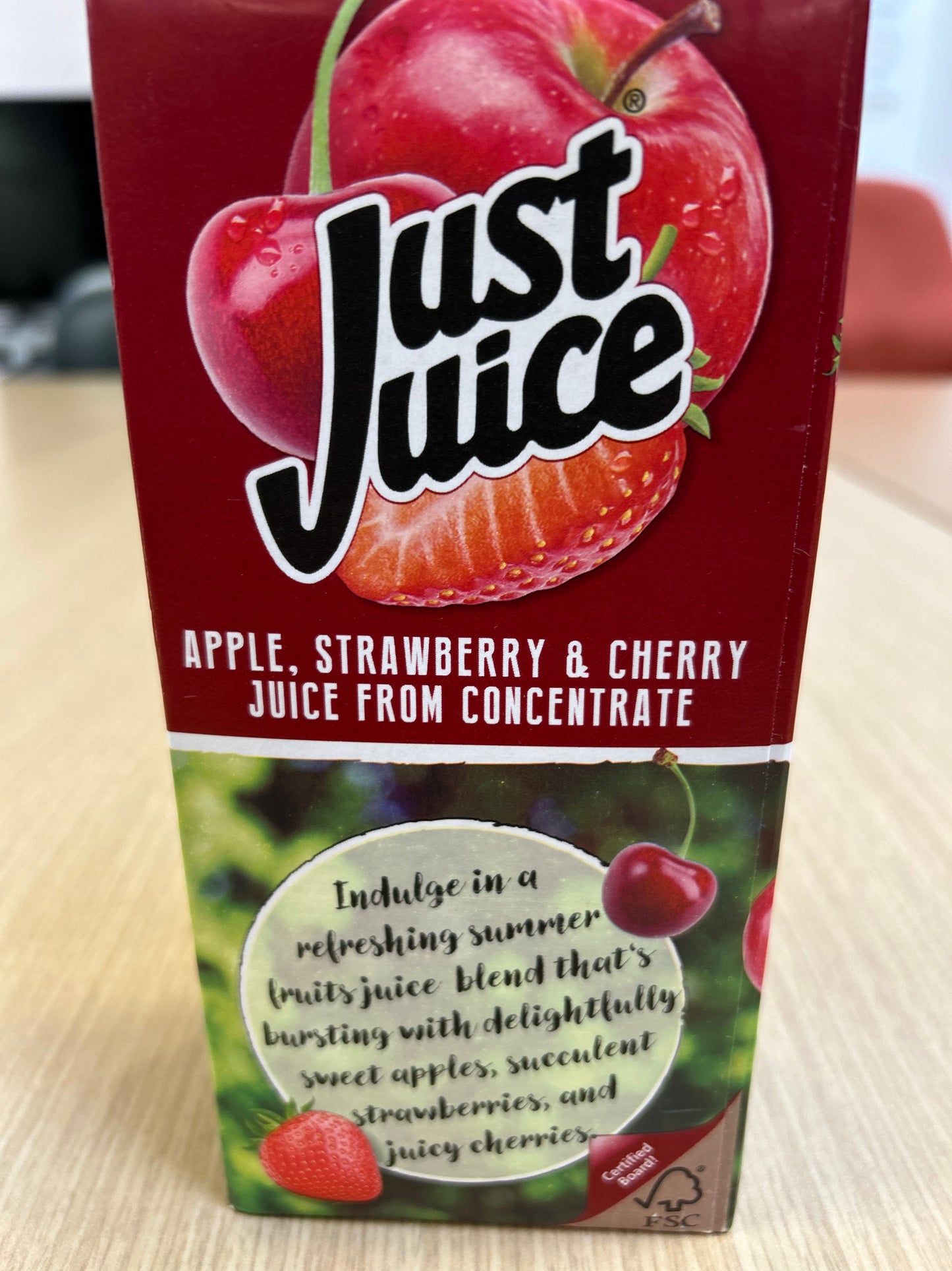Its Just Juice - Apple Strawberry Cherry 1L