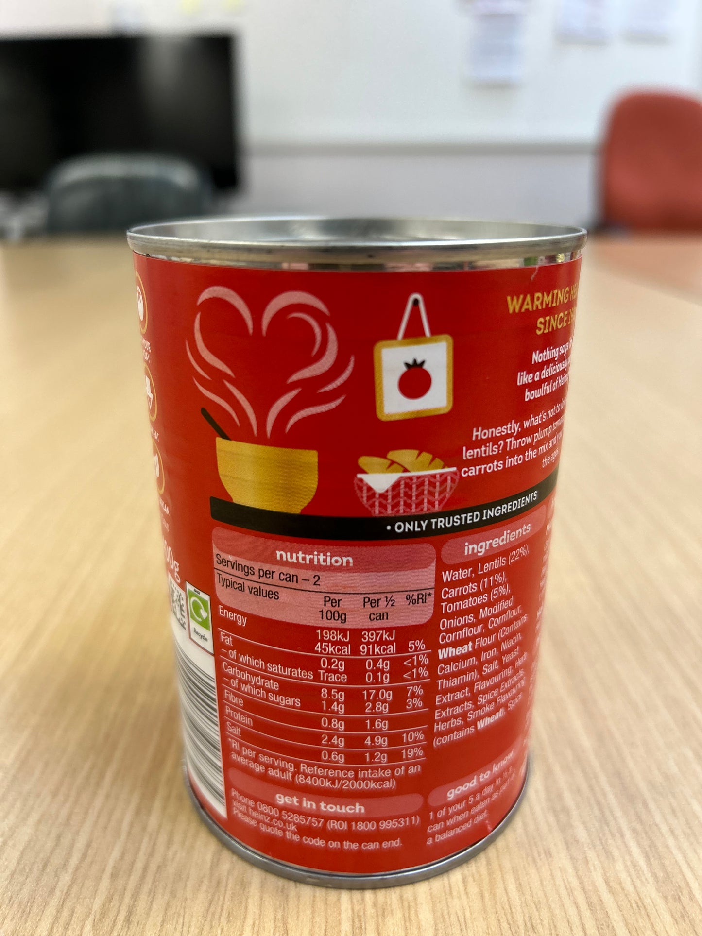 Heinz Lentil Soup 400g