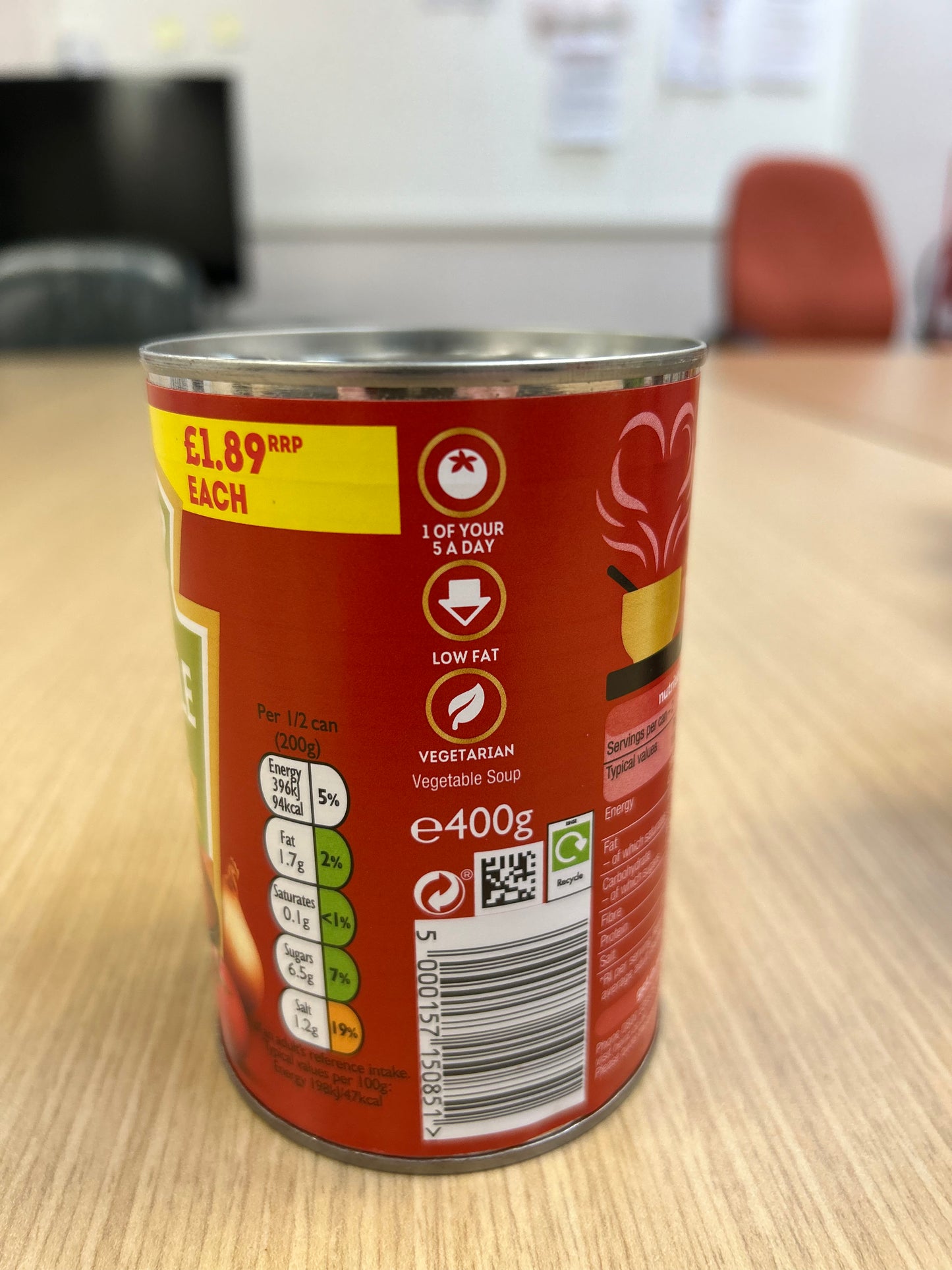 Heinz Vegetable Soup 400g