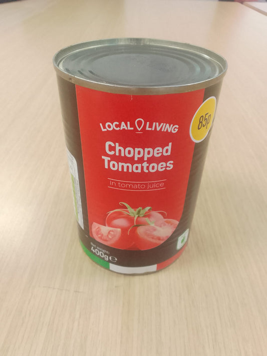 Local Living Chopped Tomatoes 400g