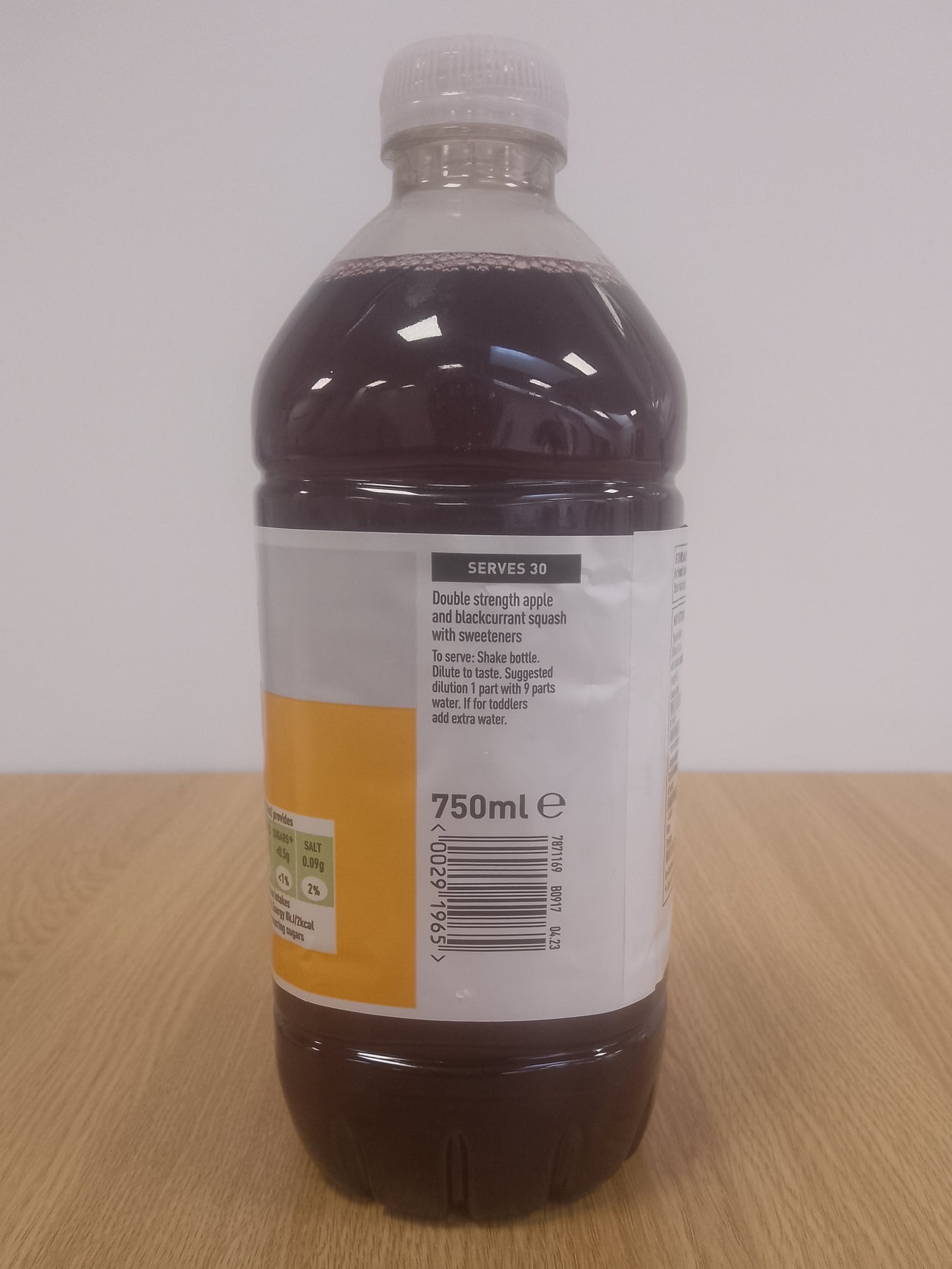 Stamford Street Co Double Strength Apple & Blackcurrant Squash 750ml