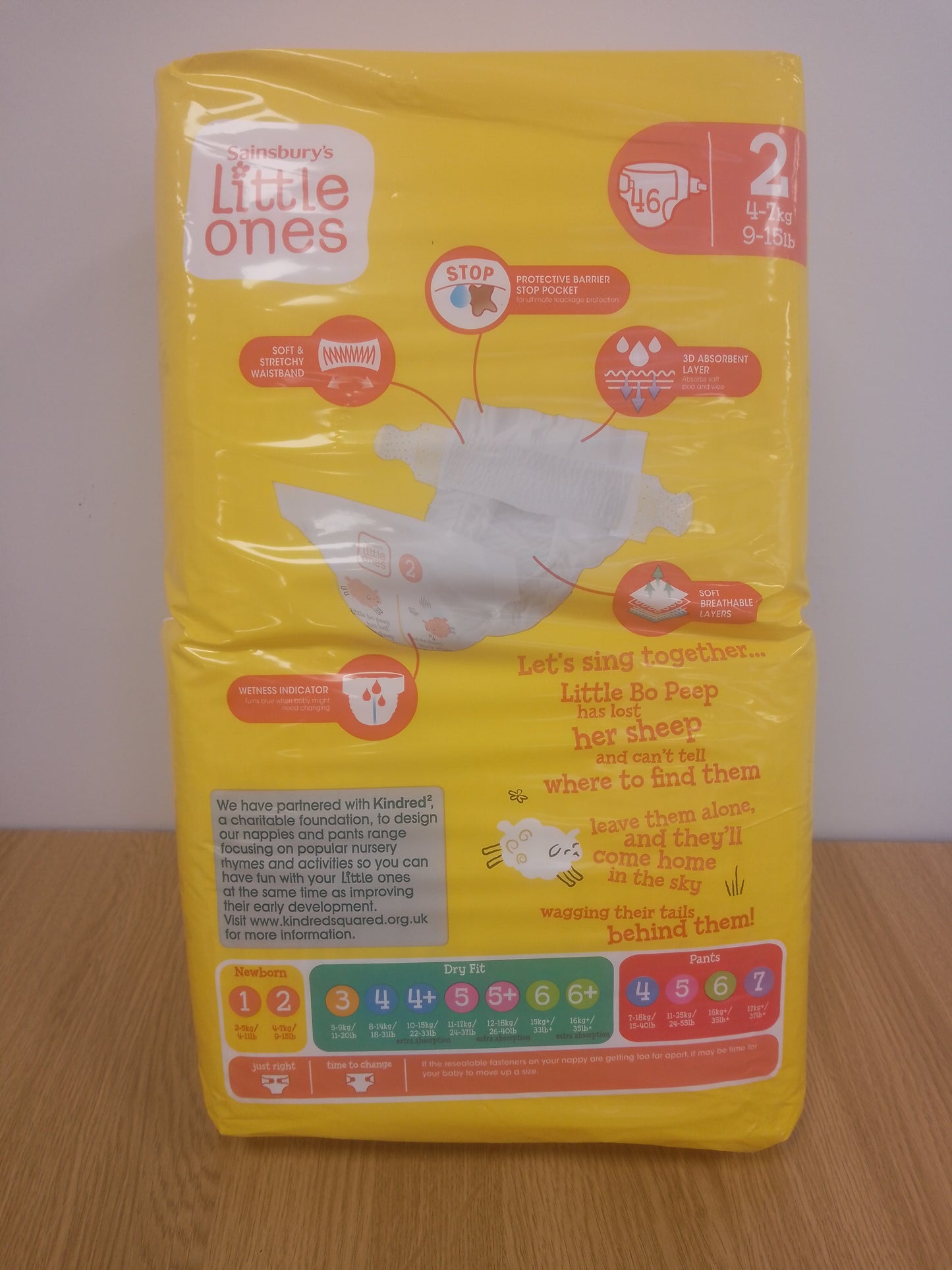 Sainsburys Little Ones Size 2 Newborn Nappies x 46
