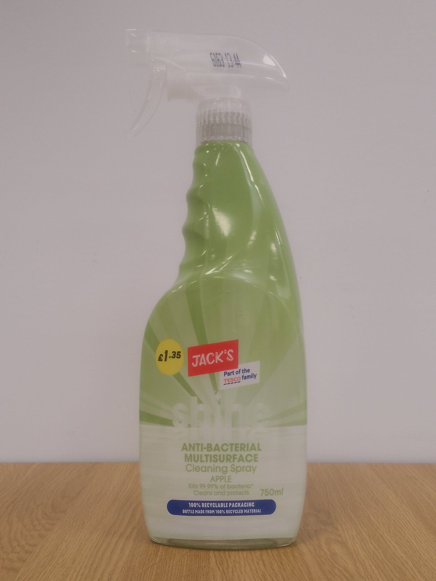 Jacks Anti-Bacterial Multisurface Cleaning Spray - Apple 750ml