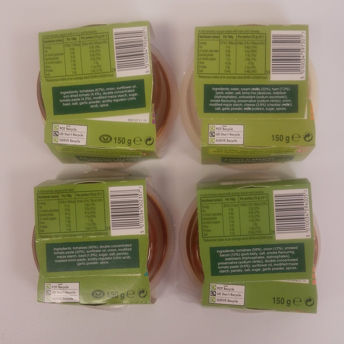 Dolmio Stir in Pasta Sauce 150g - 4 pack deal!