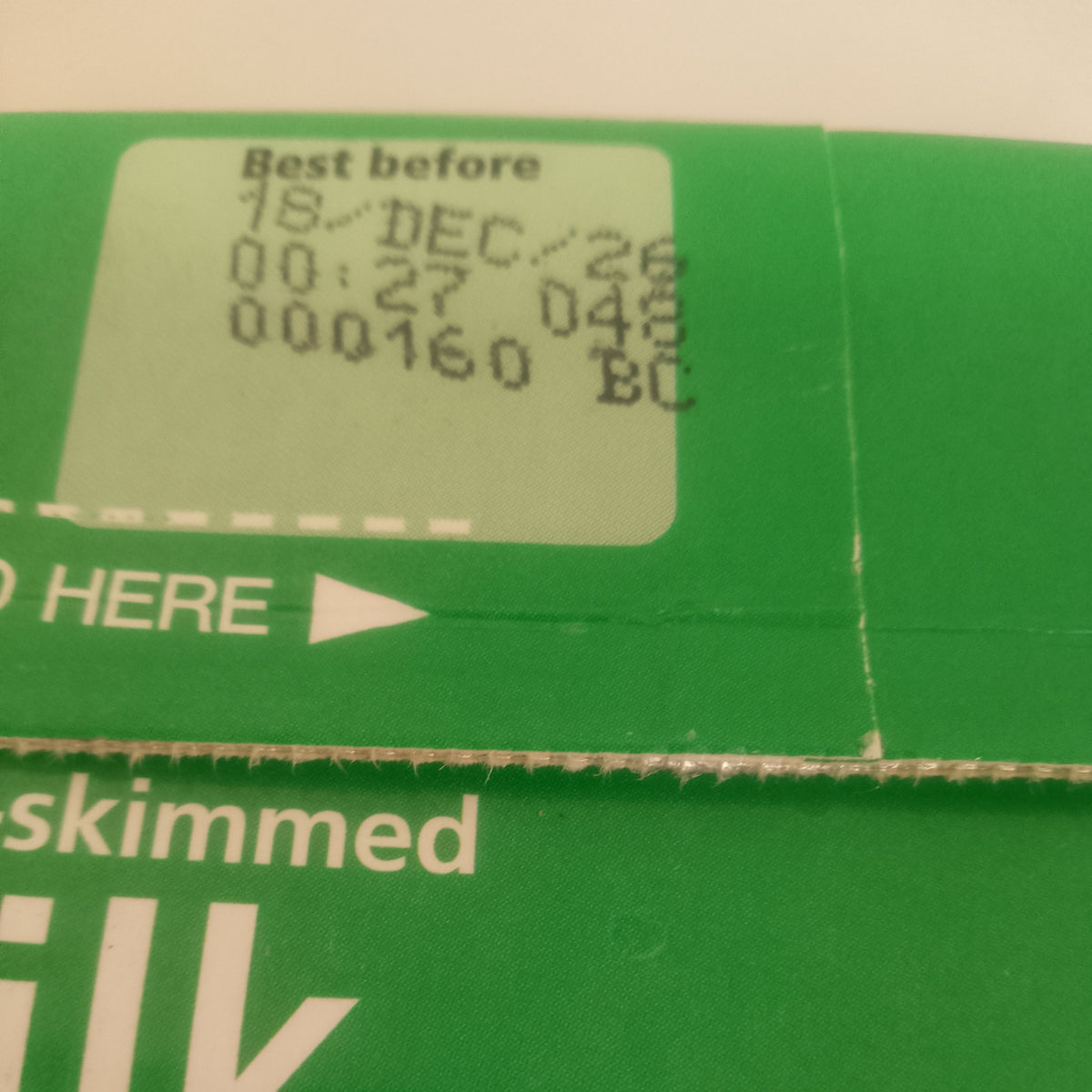 Semi Skimmed Milk UHT 1L
