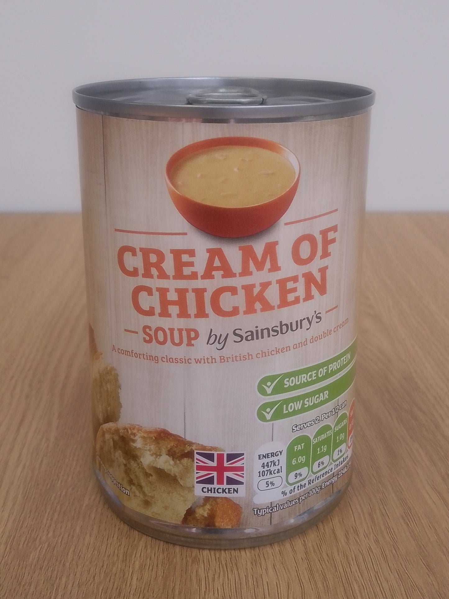 Sainsburys Cream of Chicken Soup 400g