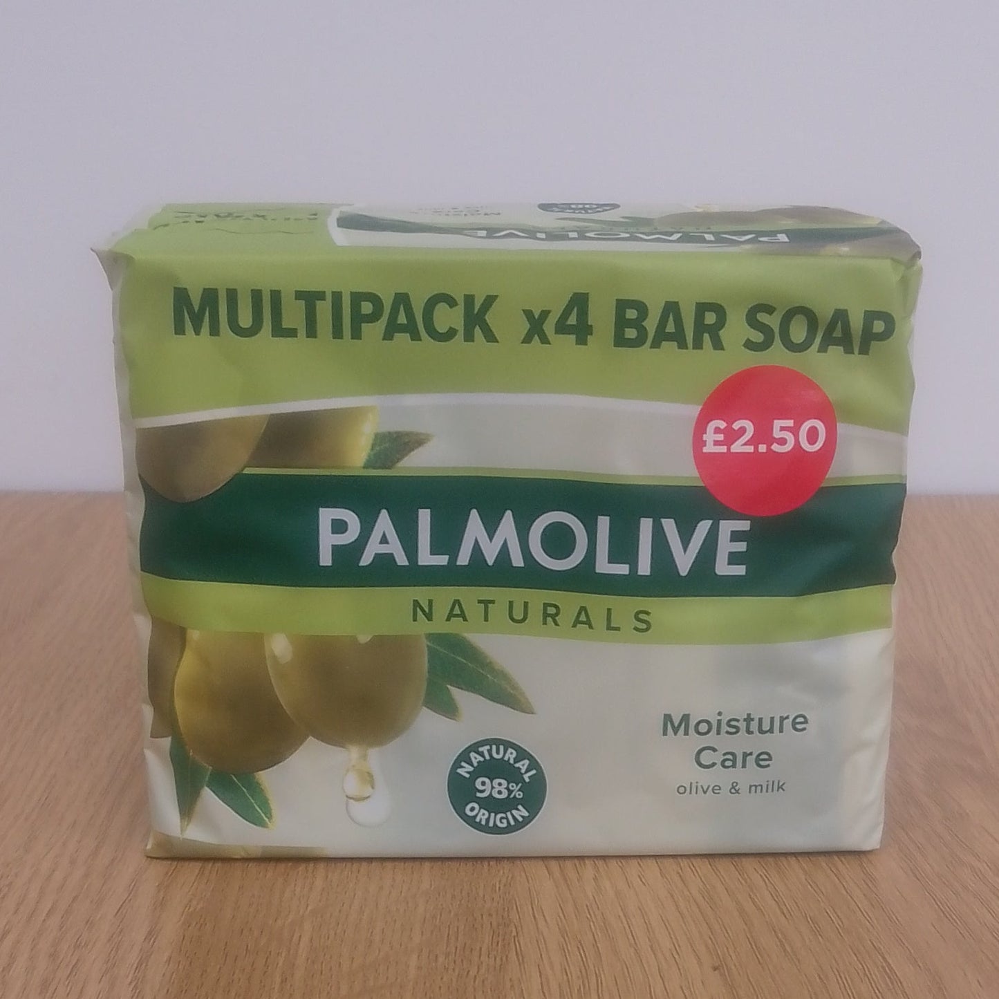 Palmolive Soap Bar - Moisture Care Olive & Milk 4pk (4 x 90g)