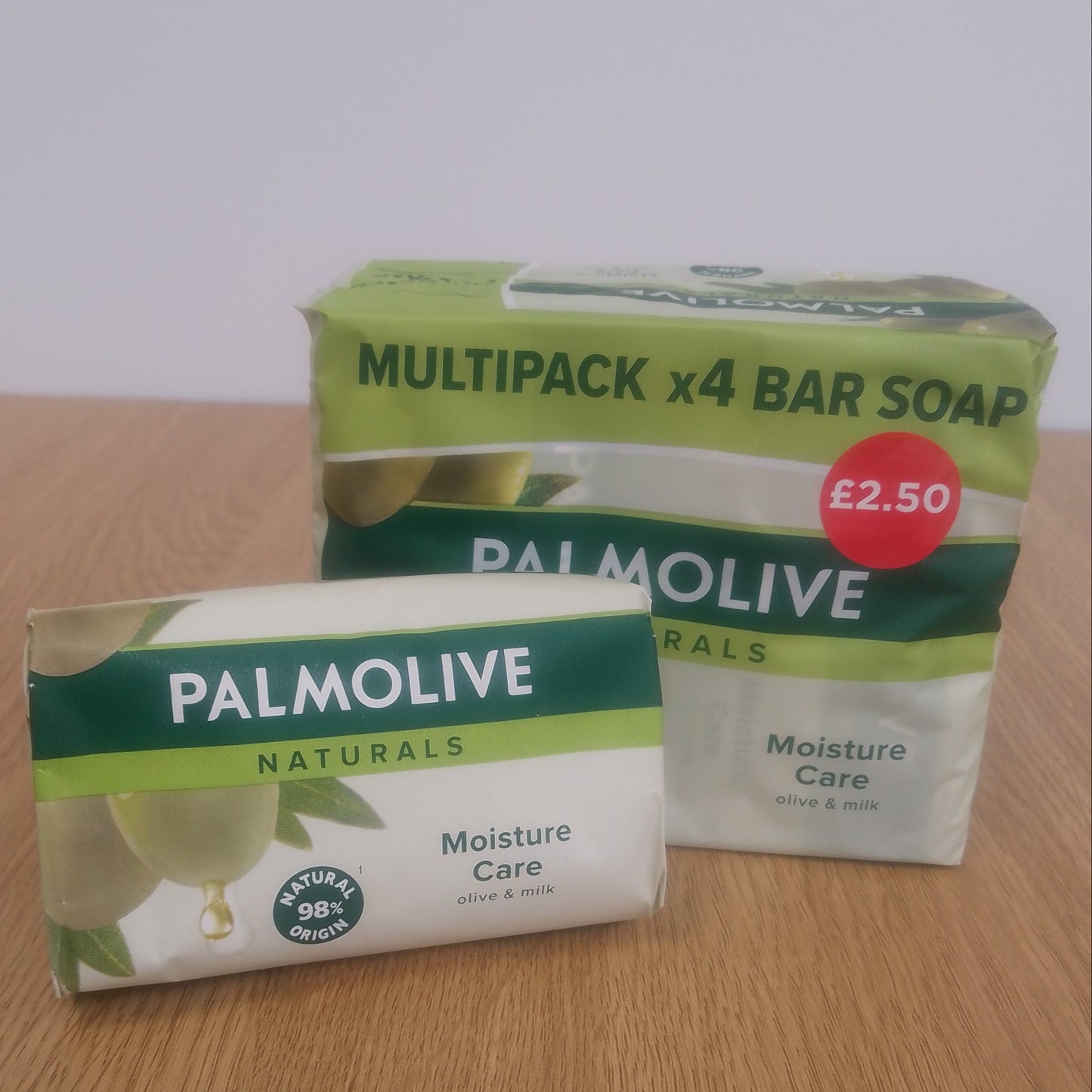 Palmolive Soap Bar - Moisture Care Olive & Milk 4pk (4 x 90g)