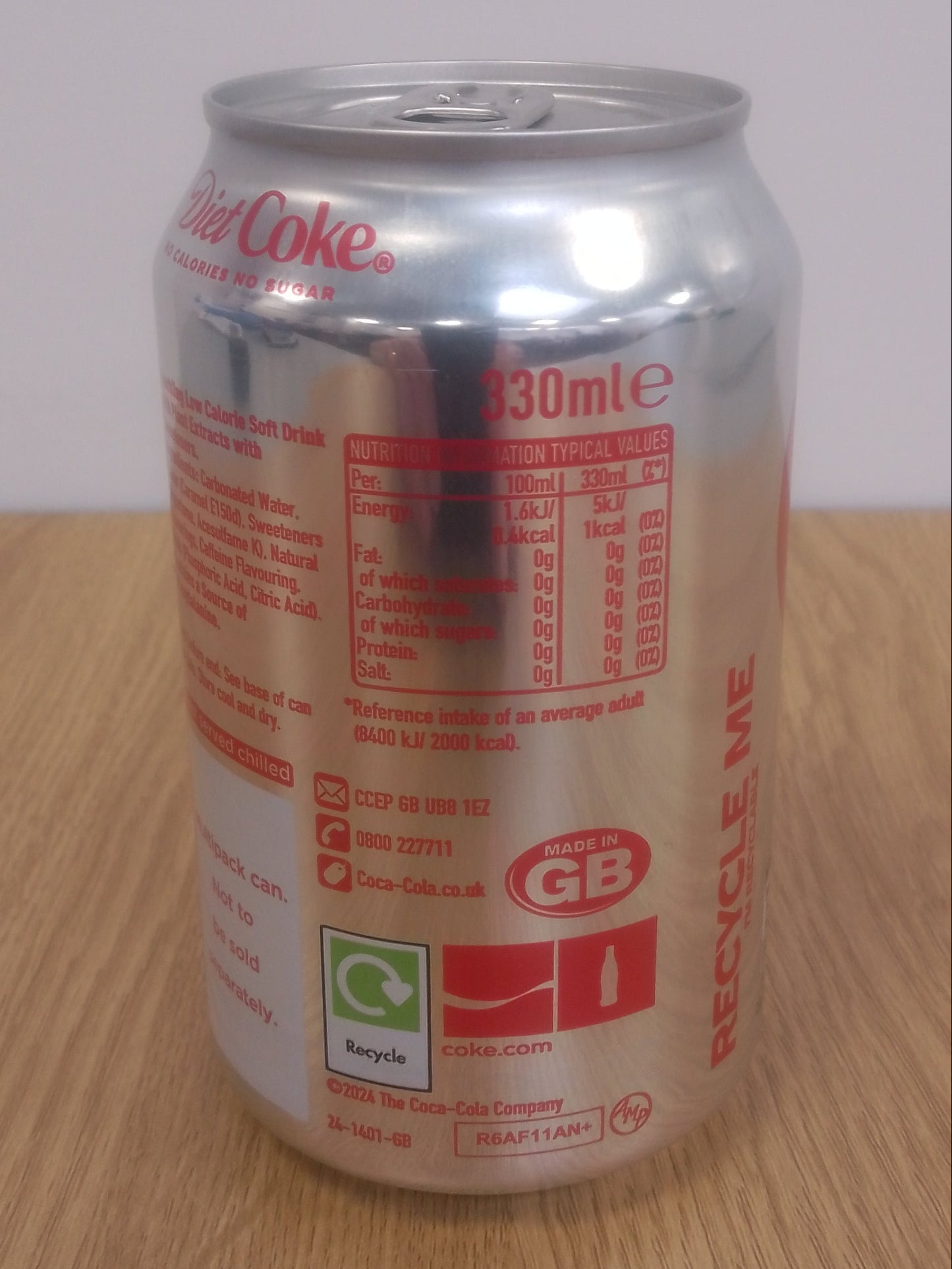 Diet Coke Can 330ml