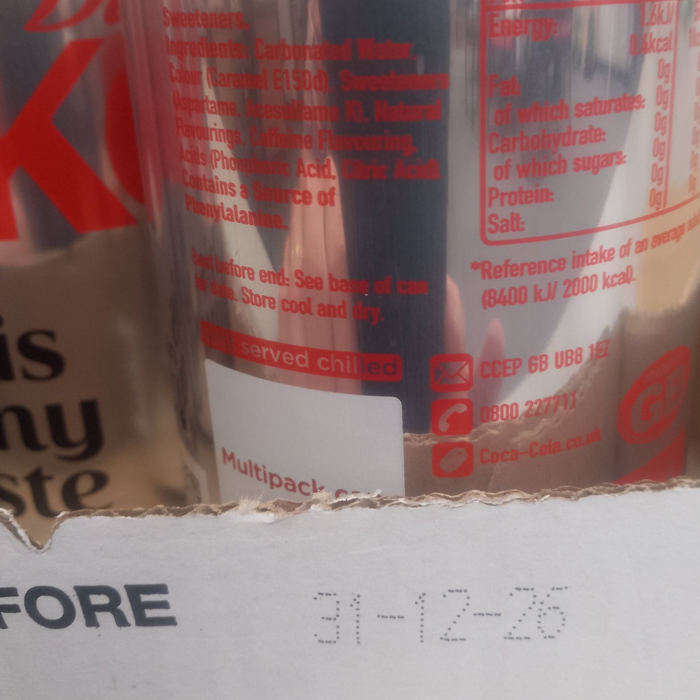 Diet Coke Can 330ml