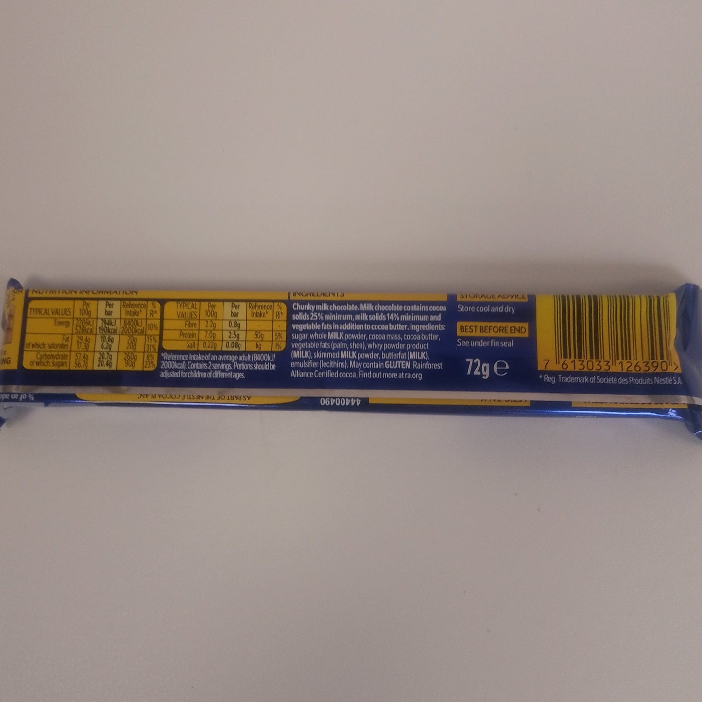 Yorkie Original Duo Bar 72g