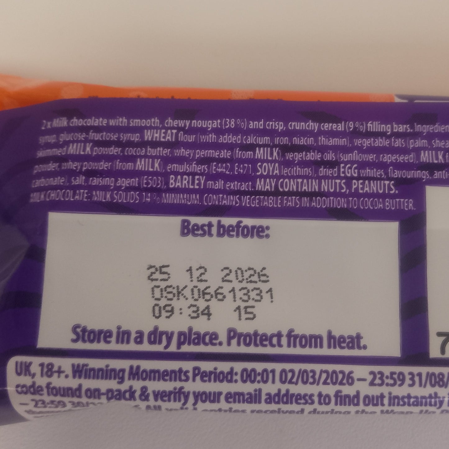 Cadbury Double Decker Duo Bar 74.6g
