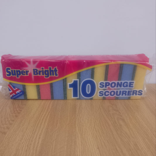 Superbright Sponge Scourers x 10