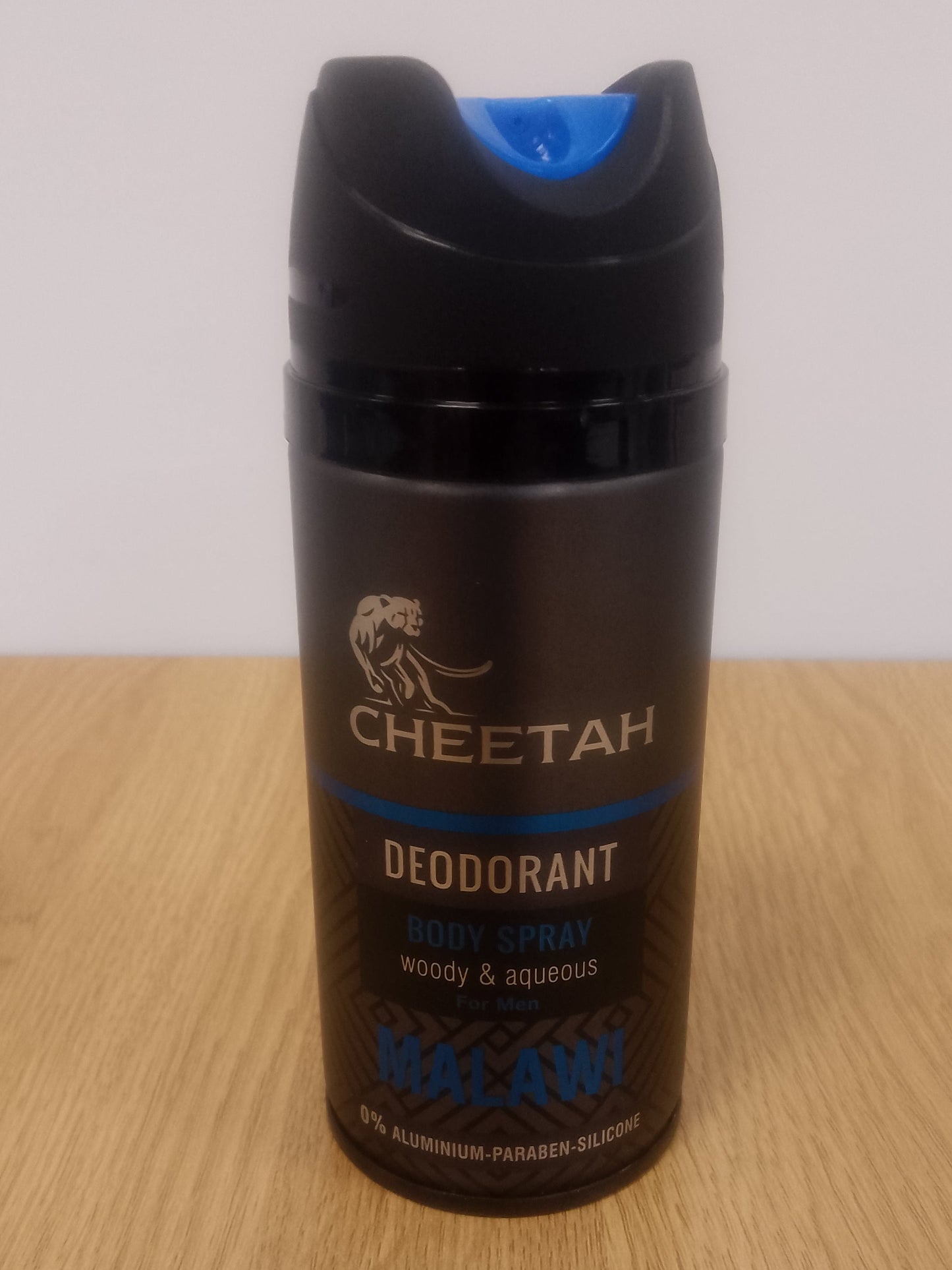 Cheetah Malawi Mens Deodorant Body Spray 150ml