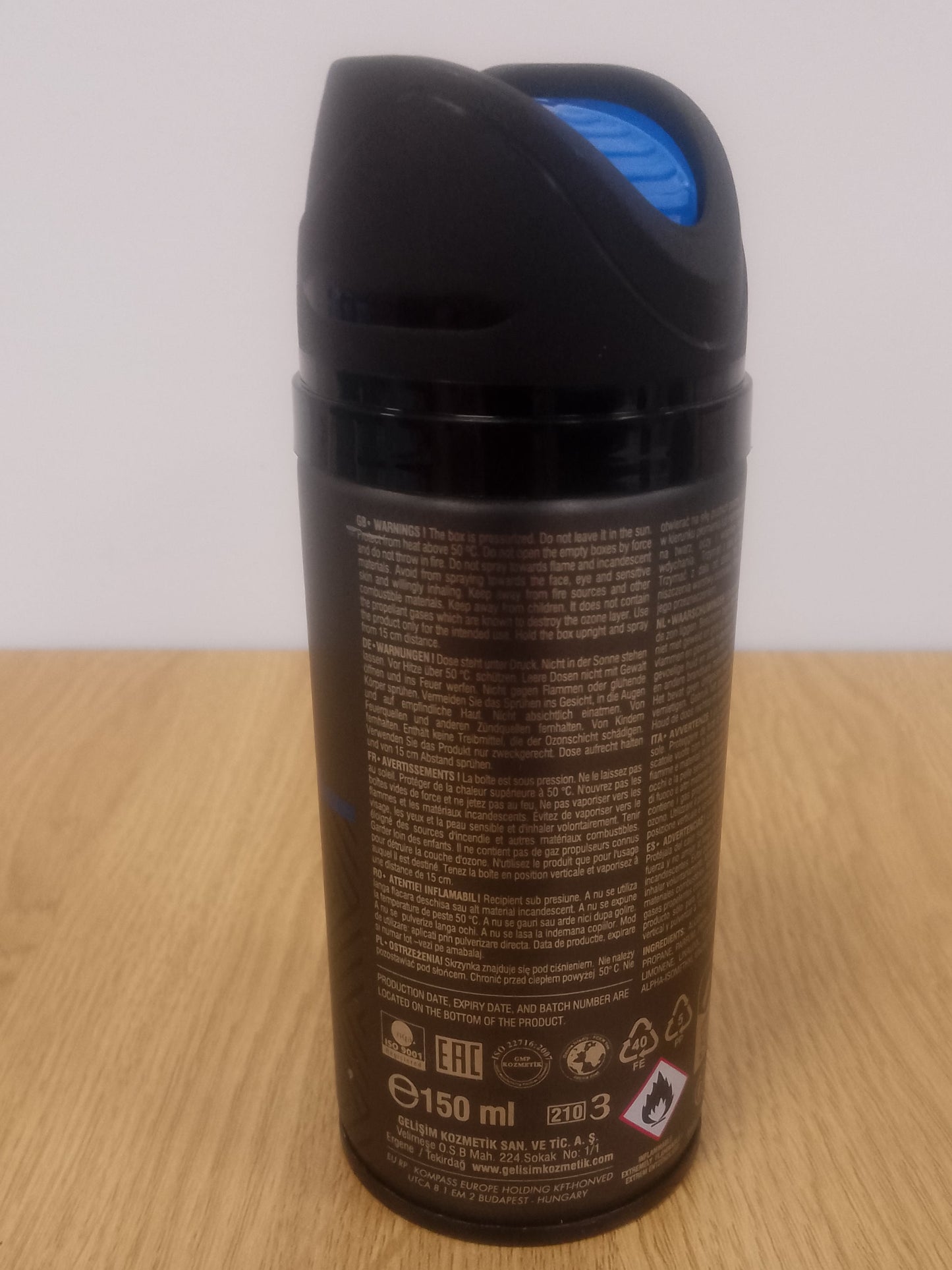 Cheetah Malawi Mens Deodorant Body Spray 150ml