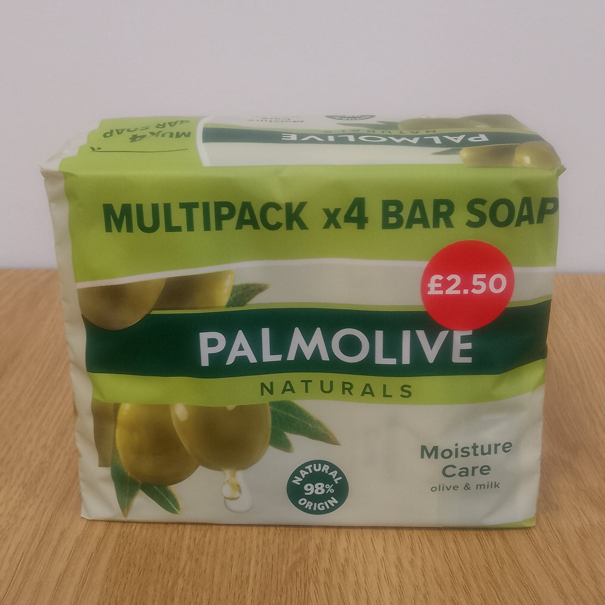 Palmolive Soap Bar - Moisture Care Olive & Milk 4pk