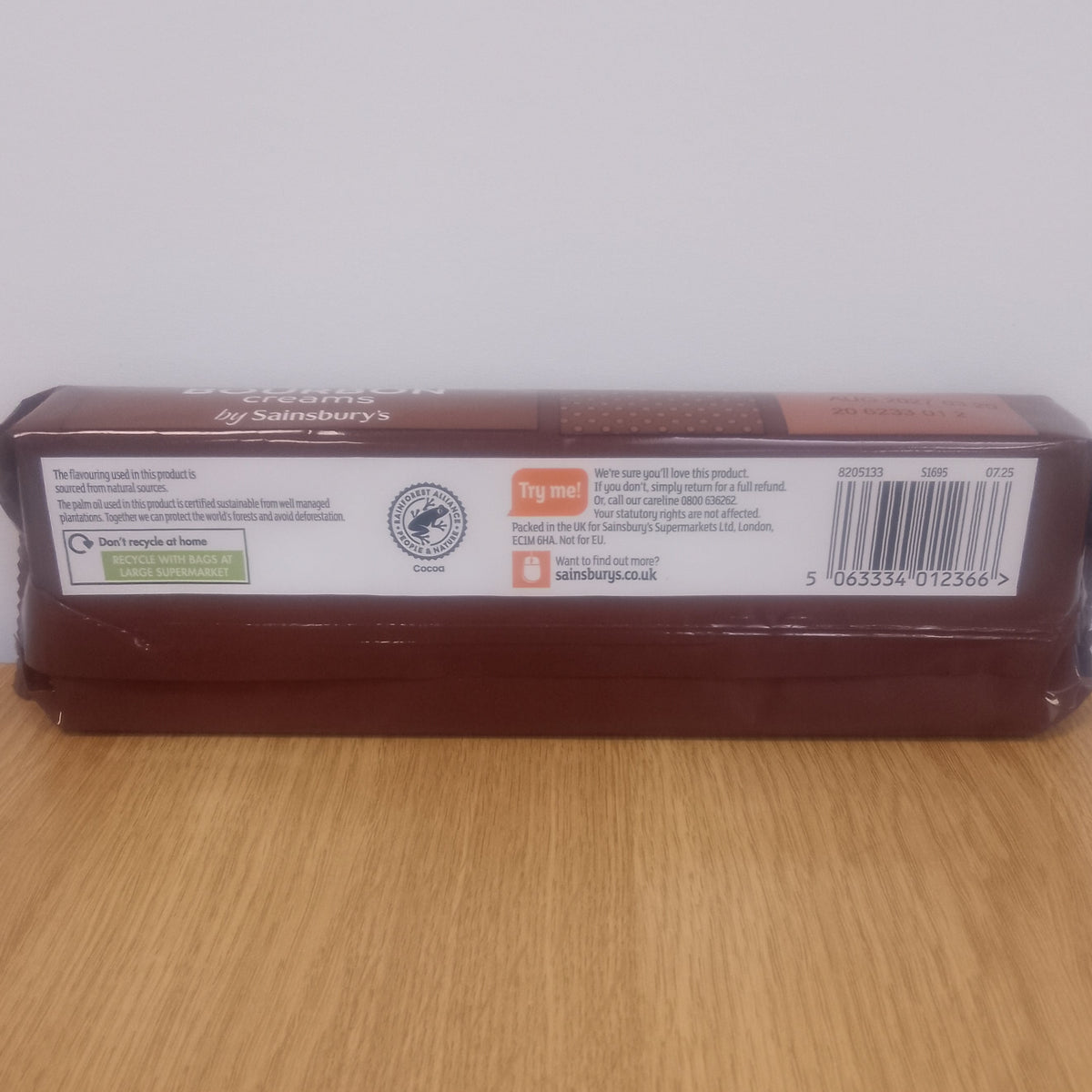 Sainsburys Bourbon Biscuits 200g