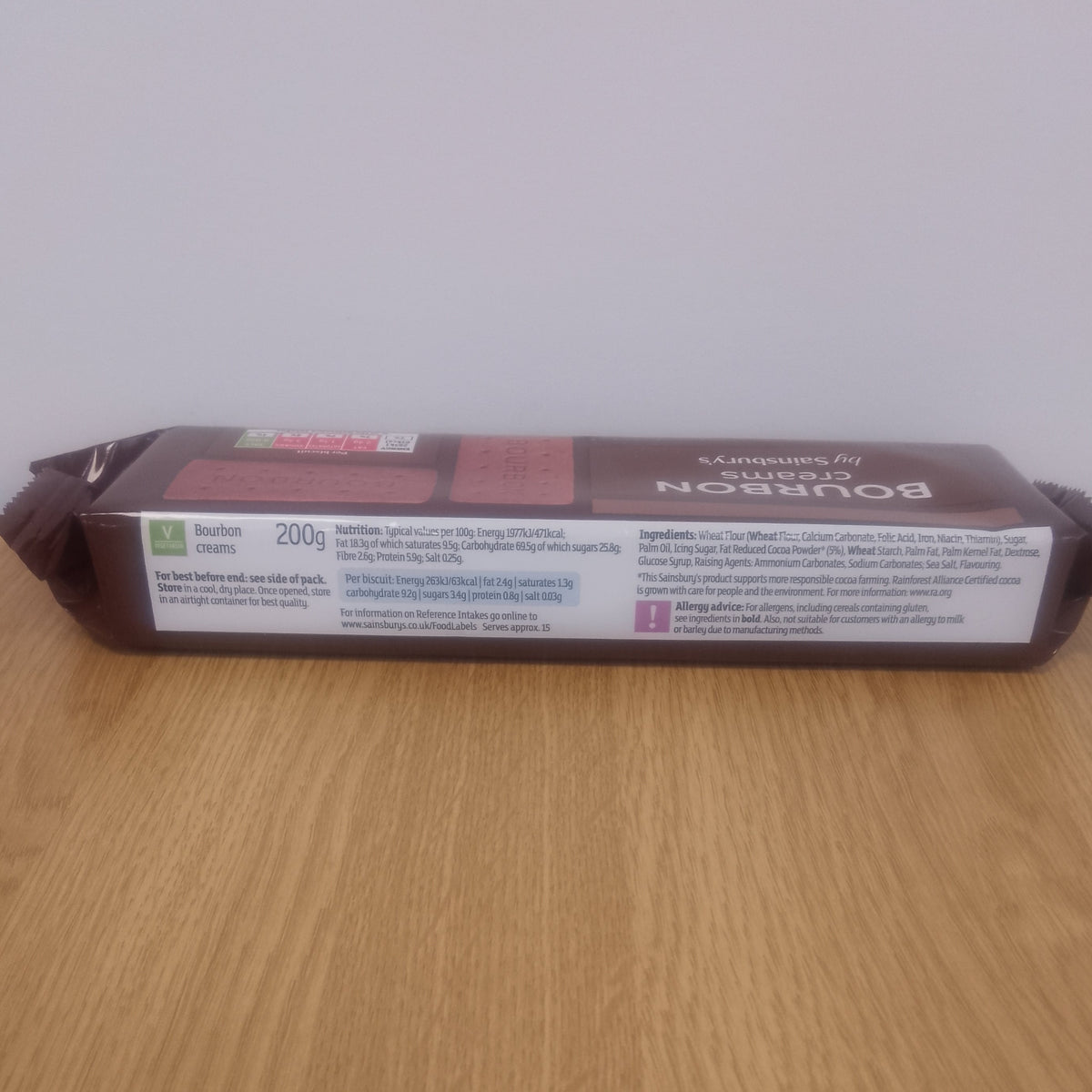 Sainsburys Bourbon Biscuits 200g