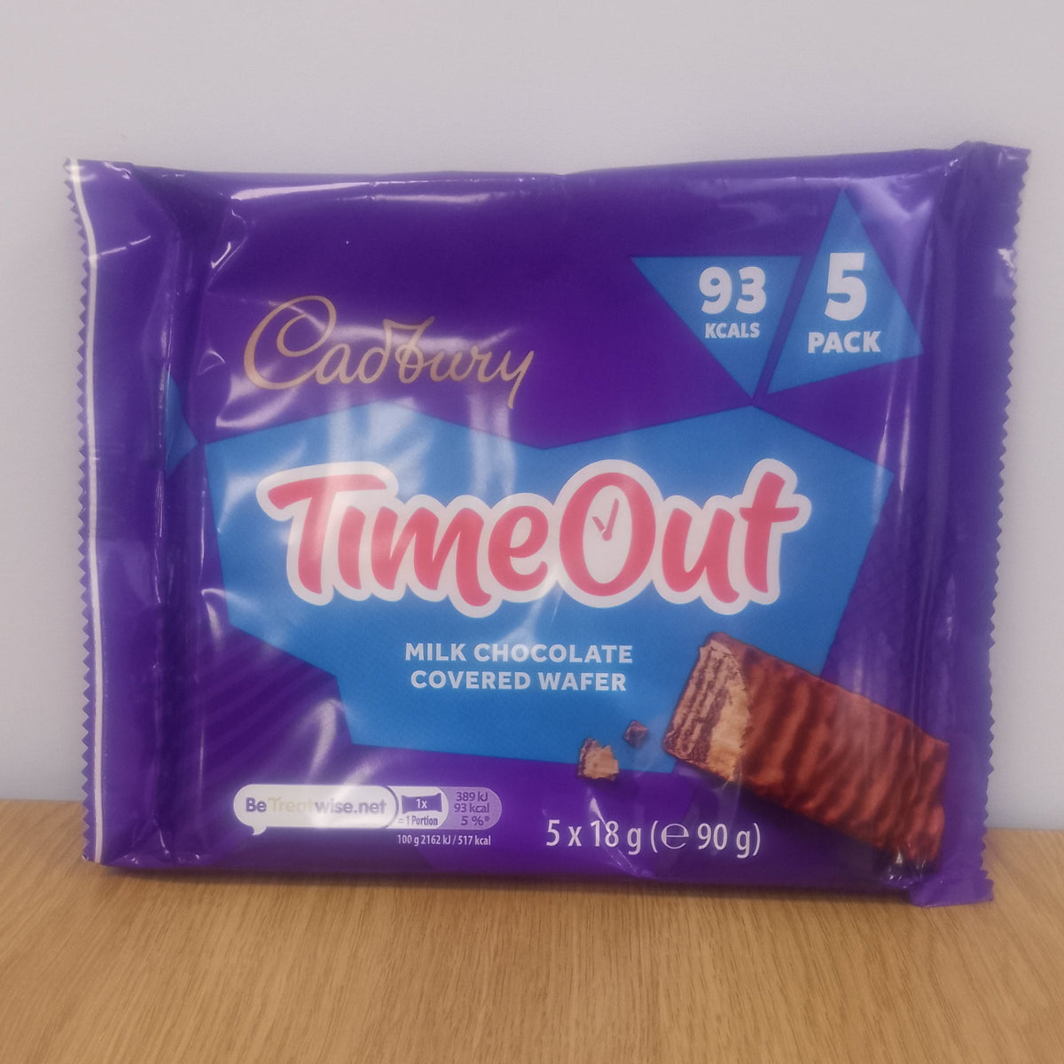 Cadburys Timeout 5 x 18g Milk Chocolate Wafer Multipack
