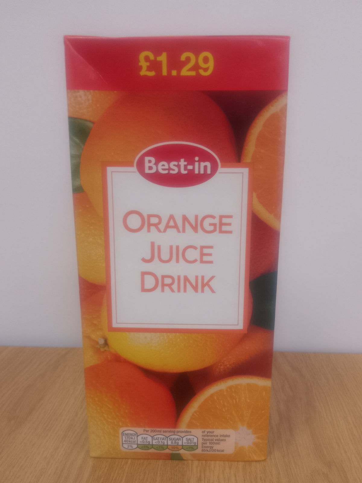 Best In Orange Juice Drink 1L