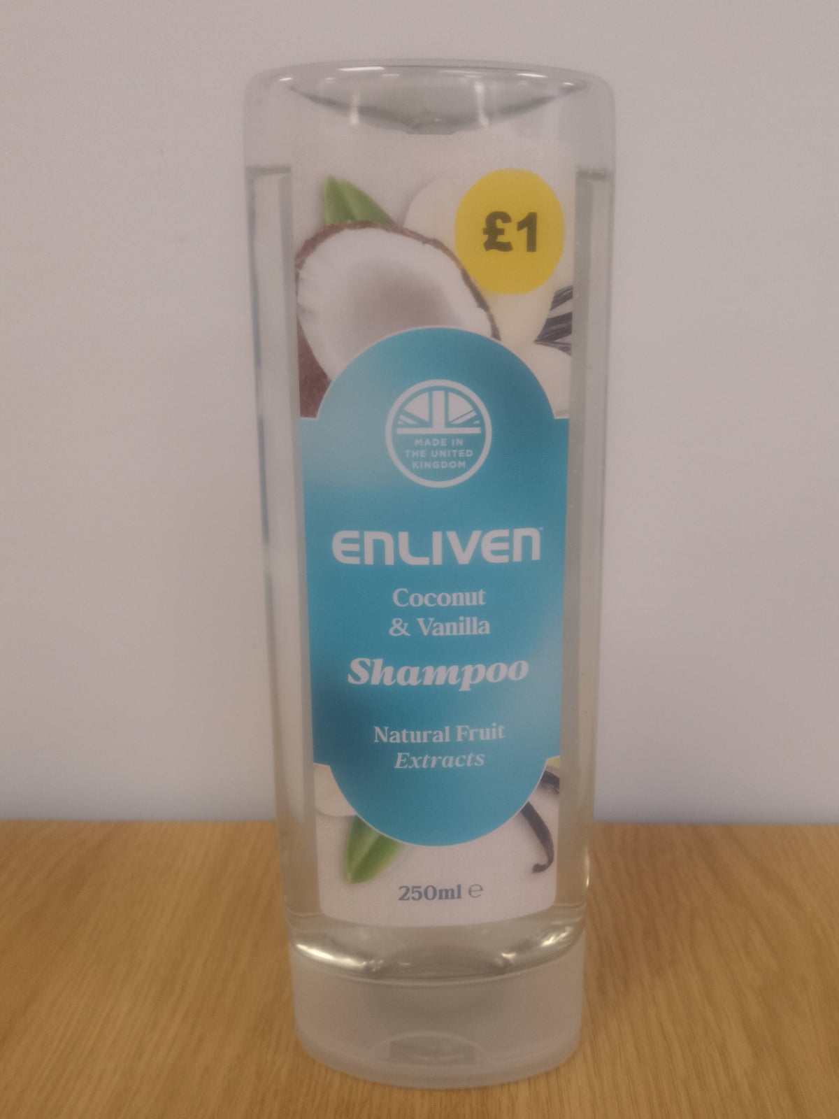 Enliven Coconut & Vanilla Shampoo 250ml
