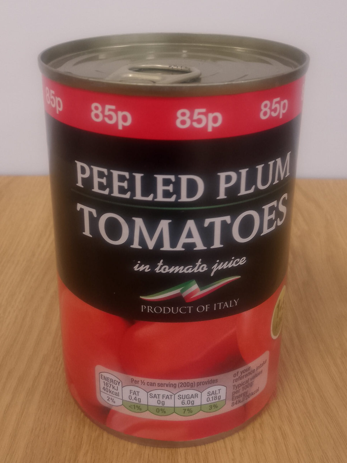 Best In Peeled Plum Tomatoes in Tomato Juice 400g