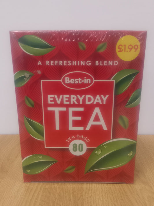 Best In Everyday Tea Bags 250g (80 bags)