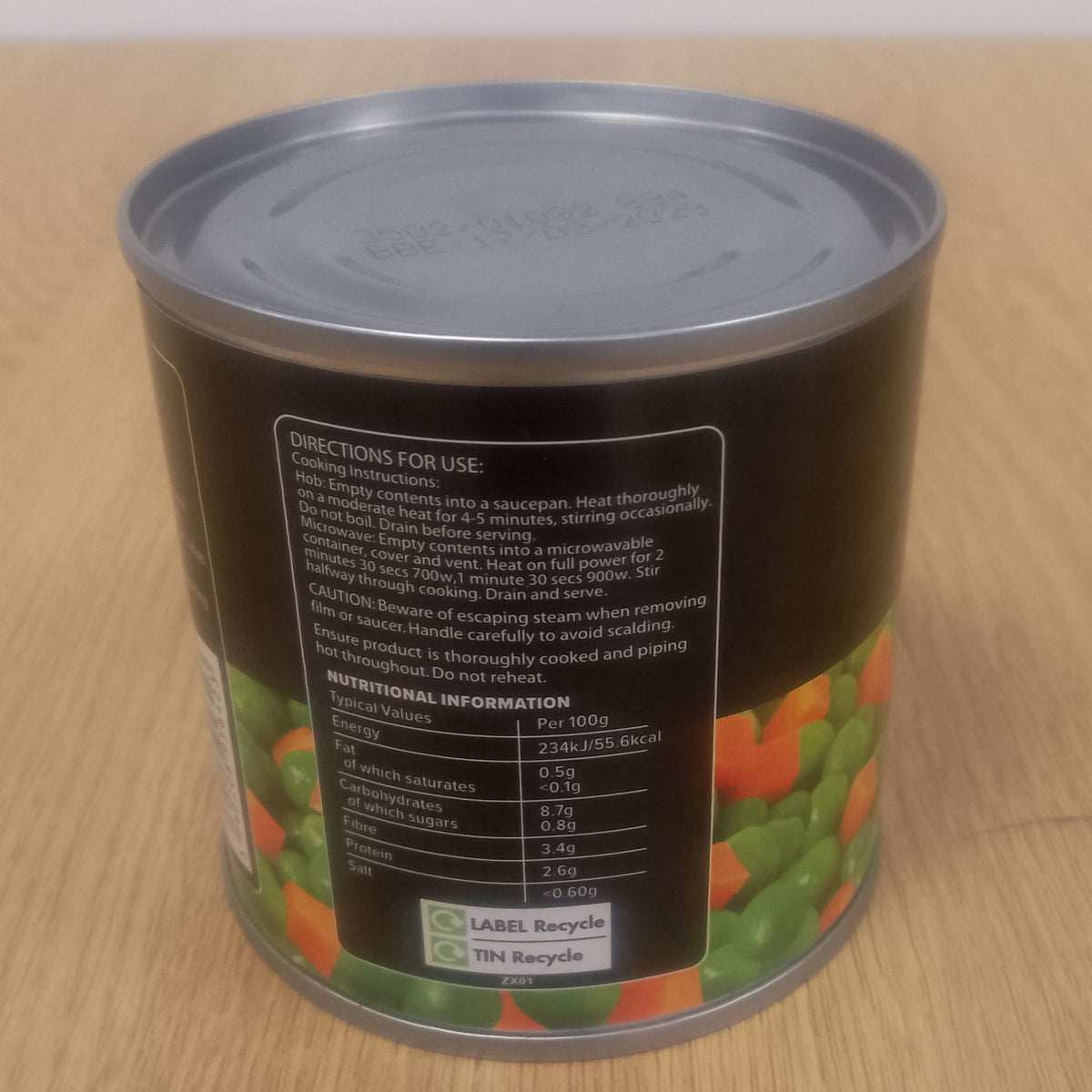 Bonners Peas and Carrots in Water 3pk (3 x 184g)