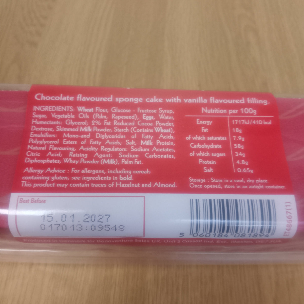 Cabico Yule Log 350g