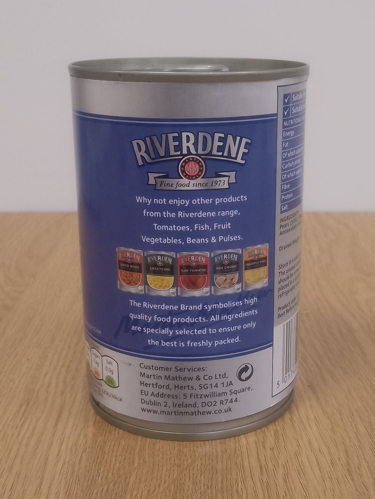 Riverdene Pear Halves in Light Syrup 425g