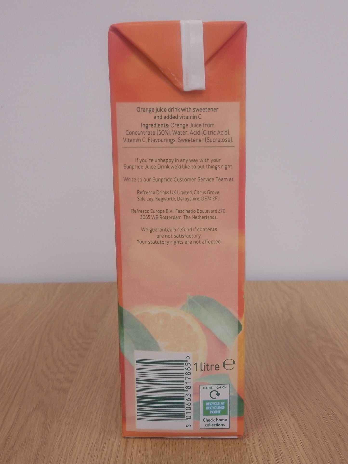 Sunpride Orange Juice Drink 1L