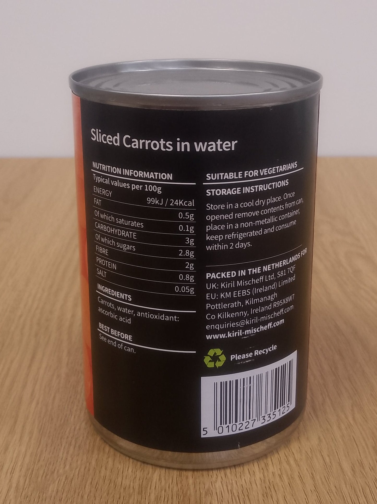 Rodina Sliced Carrots in water 300g