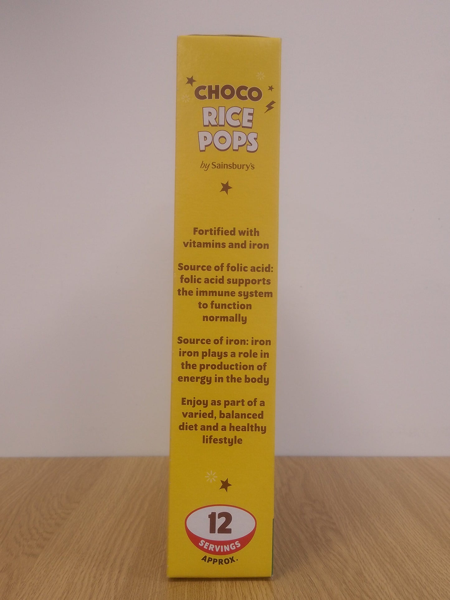Sainsburys Choco Rice Pops 375g