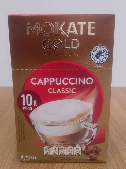 Mokate Gold Cappuccino Classic 10 x 14g sachets