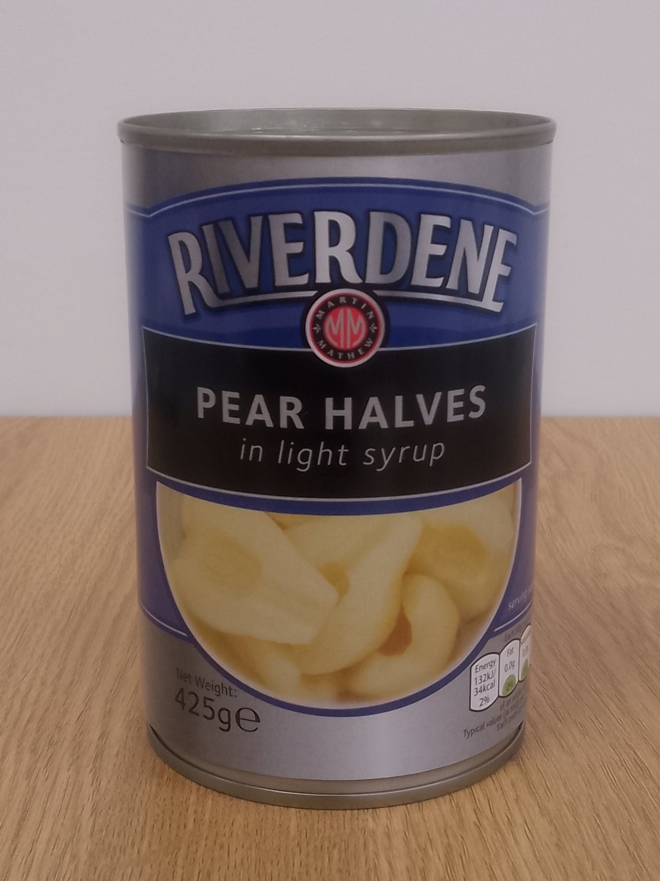 Riverdene Pear Halves in Light Syrup 425g